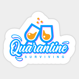 QUARANTINE SURVIVING Sticker